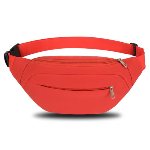 Sac Ridirun Banane Homme-Femme pour Course et Gym (Rouge)