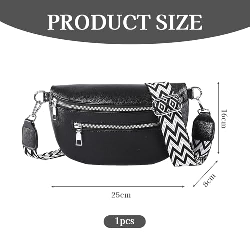 Sac à Main Pilyero Femmes Bandoulières - Noir - Idéal pour Les Loisirs, Le Travail et Les Voyages - Petit Sac A Main Des