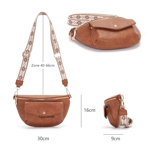 Sac Bandoulière Atgbiem 2025 Banane pour Femme | Muli-Couleur, Élégant & Pratique, Idéal pour Anniversaire & Cadeau