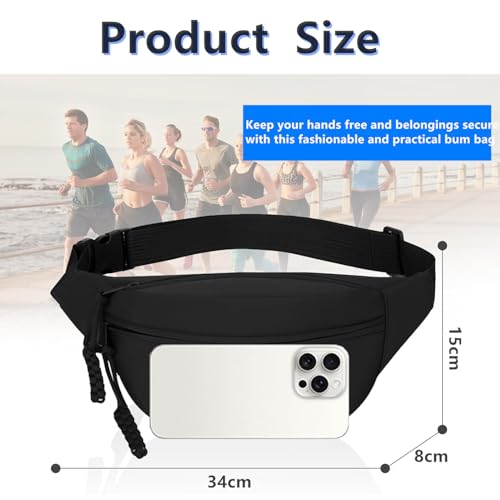 FLZONHUT Sac à Main Banane Femme - Sac Bandoulière Ajustable et Multifonctionnel pour Femmes et Hommes - Été Sac Sport B