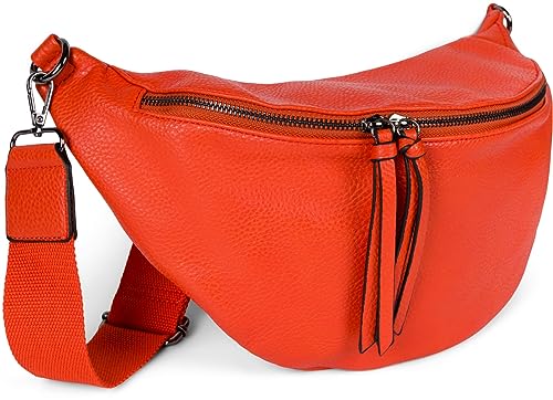 styleBREAKER Sac à bandoulière pour femme en forme de croissant, bandoulière réglable et amovible, coloris uni 02012386
