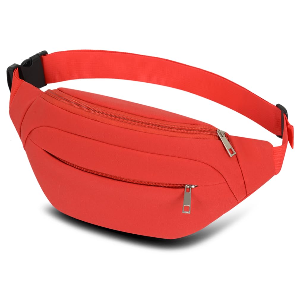 Sac Ridirun Banane Homme-Femme pour Course et Gym (Rouge)