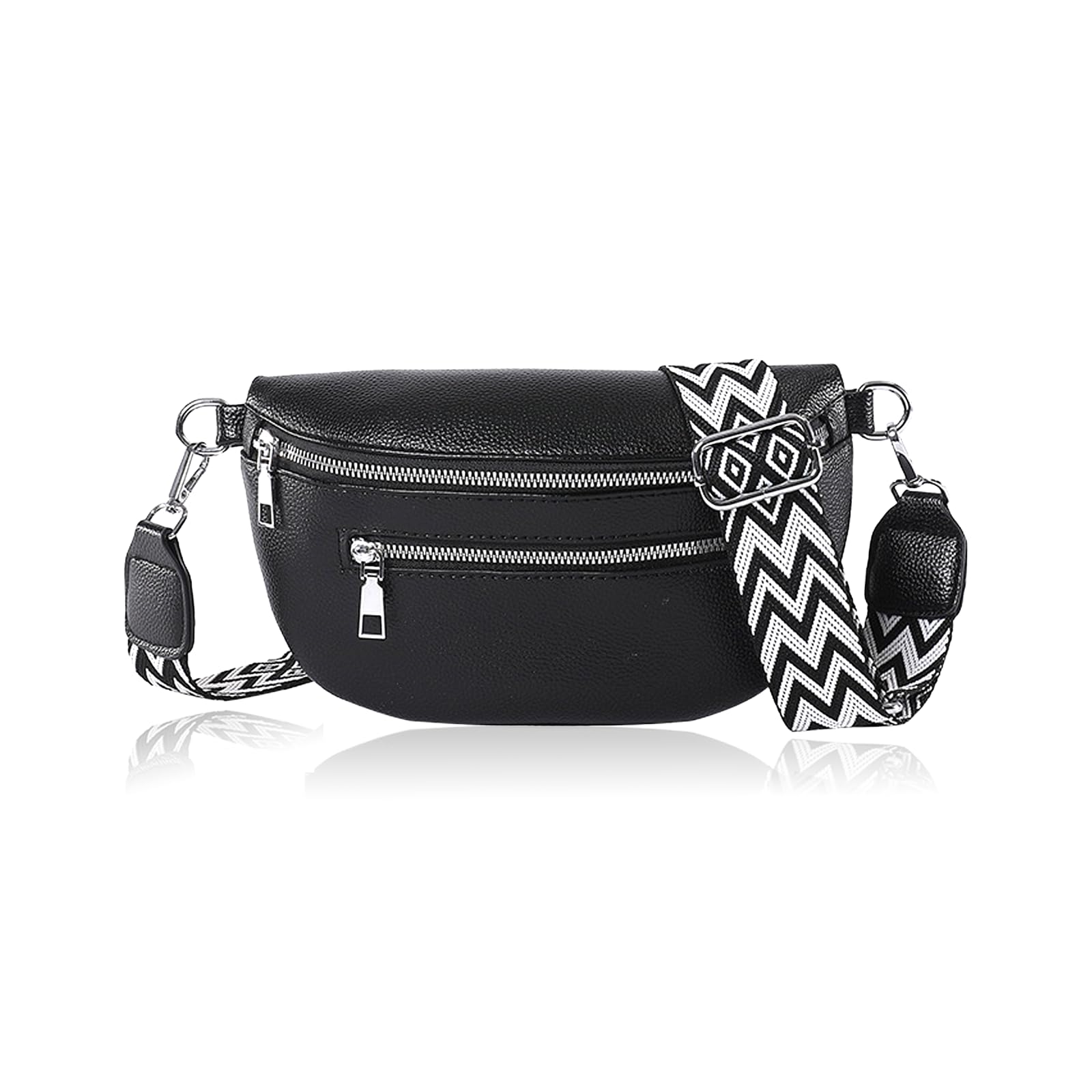 Sac à Main Pilyero Femmes Bandoulières - Noir - Idéal pour Les Loisirs, Le Travail et Les Voyages - Petit Sac A Main Des